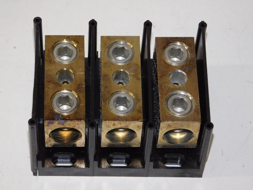 New Mersen Ferraz Shawmut 67403 600V Power Distribution Block 3 Pole Module Unit - Image 2 of 4