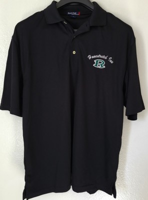 ''HOMESTRETCH INN'' Delco PA Vintage PORT AUTHORITY Men's POLO Shirt / Large BLACK