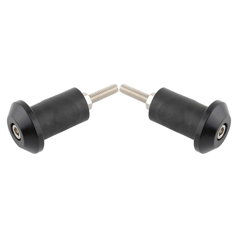 Motorcycle Handlebar Grips & CNC End Caps - 7/8" Fit For Dirt Bikes, ATVs, Cruisers