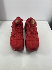 Nike LeBron 17 Low Titan Red Gold Agimat Sneakers  Men's Size 10 CD5008-600