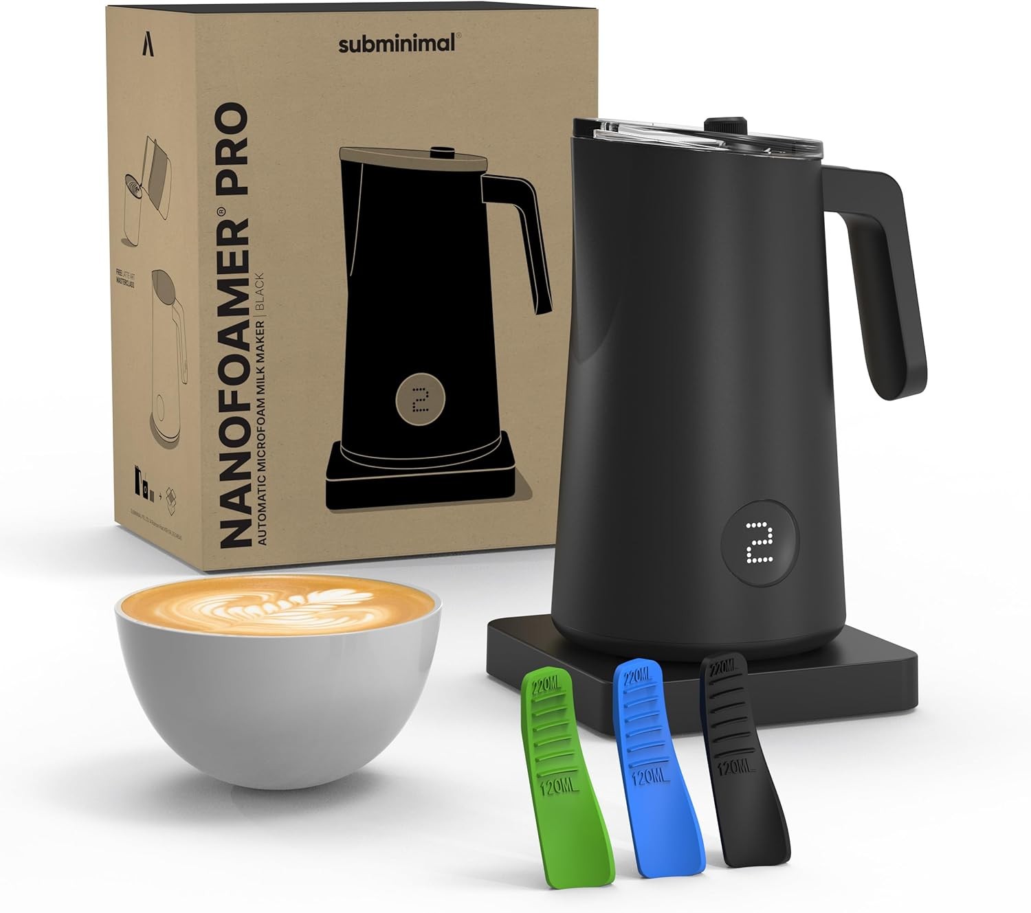 Subminimal NanoFoamer Milk Foamer Pro Gen-2 – Revolutionary Hands-Free Microfo