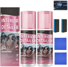 2Pcs Interior Detailer Spray,Car Interior Cleaner,Polishing Cleaner Car Interior