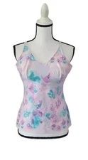 Ruby Ribbon Heritage Cami Style 1798 Tie Dye Shapewear Tank Size 34 Pastel