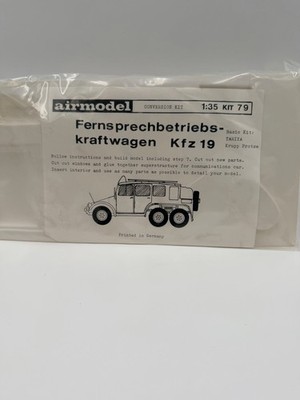 Airmodel #79 Kraftwagen KFZ 19 Conversion Kit 1/35 Vacuform Germany VTG