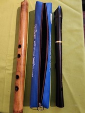Wooden Flute And Peripole Baroque Fingertip Recorder 6000