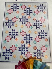 GALAXY  pieced  quilt pattern from magazine 6...