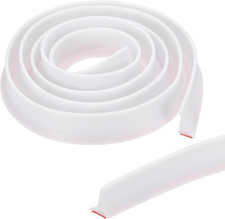 79 Inch Collapsible Shower Threshold Water Dam Guard, Shower Stopper Barrier Sel
