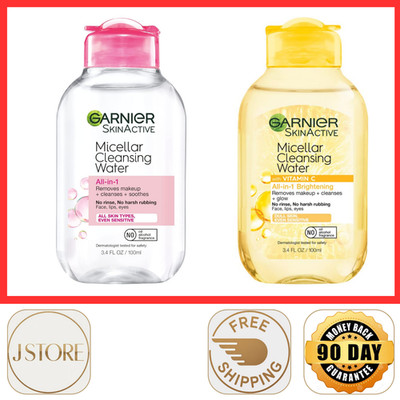 Garnier Micellar Cleansing Water, All-in-1 Makeup Remover And Facial, 3.4 Fl Oz