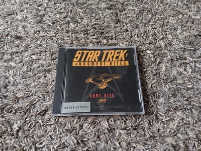 1995 Star Trek Judgement Rites Interplay Game Disc PC CD-ROM Windows CIB