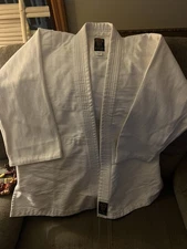 Proforce Gladiator Gi # 3, White Karate Kun Fu With Pants