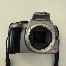 Canon EOS Digital Rebel XT 8.0MP Digital SLR Camera Body Silver Autofocus USB