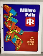 1973 MILLERS FALLS Air Tool Buyers Guide Catalog   Ingersoll-Rand C1