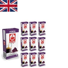Indulge in 100% Italian Dark Roast Coffee Pods - Nespresso Compatible 100 Count 0.28 per lighter