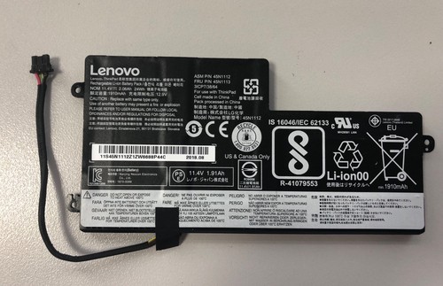Lenovo ThinkPad X270 Original Battery Akku 11,4V 45N1112 45N1113 1910mAh