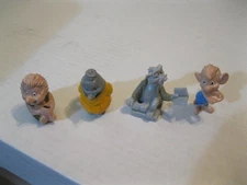 Lot of 4 Long John Silvers 1993 - Once Upon a Forest -  Straw Hugger