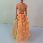 DAMAGED Fruit Fantasy Skirt And Top FOR Barbie Doll Vintage 90s
