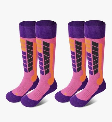 2 Pair Soared Winter Ski Socks - Size X-Small, 31-34, New