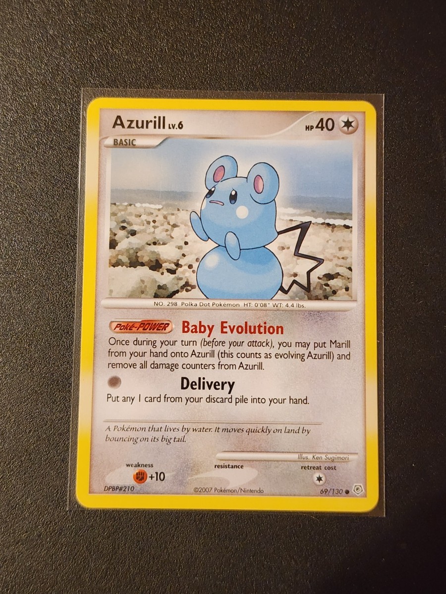 Pokemon TCG Diamond and Pearl Azurill Common 69/130 NM Card | eBay