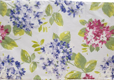Flannel Back Vinyl Tablecloth 52"x90" Oblong, MULTICOLOR FLOWERS  2, AP