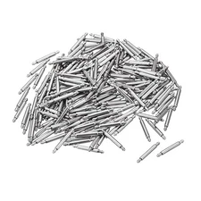 9mm Watch Band Pin 1.3mm Dia Steel Single Flanged End Spring Bar Pins 200pcs