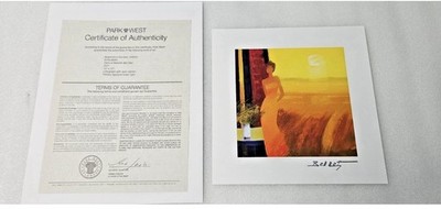 Emile Bellet Dans la Maturite des Bles 2021 Park West Lithograph Print w/COA New