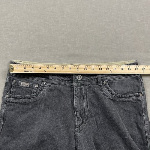 Kuhl Jeans Mens 36x32 (34x30) Black Riot Vintage Patina Dye Pants Hiking Outdoor - Picture 8 of 11