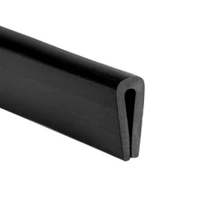 Rubber Edge Black, U Channel PVC Plastic, Metal Sharp Edge Protector Fit fo