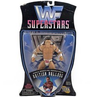 British Bulldog Figur 1996 Wwe Wwf Superstars Jakks Pacific Series 3 Vintage Ovp
