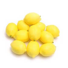 12PCS Yellow Fake Lemons, Realistic Artificial Fruit for Home Decor, Holiday