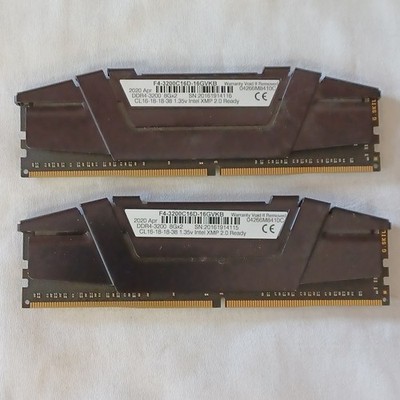 G.Skill PC RAM kit Ripjaws V F4-3200C16D-16GVKB 16 GB 2 x 8 GB DDR4 RAM 3200 MHz