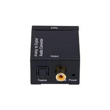 Aluminum RCA to Digital Audio Converter 96KHz 24-bit ADC for Home Theater DVD