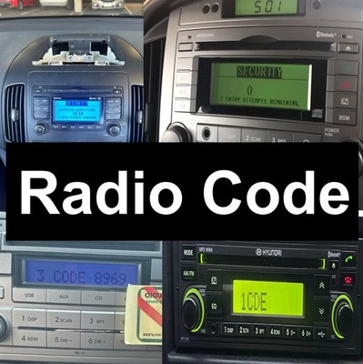KIA RADIO STEREO CODE ENTSPERRSERVICE RIO VENGA SORENTO CEED SEDONA PICANTO SOUL