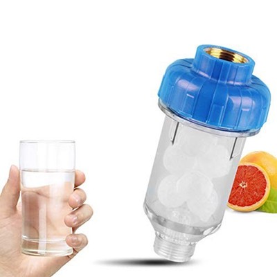 ABS eingebauter Wasserenthärter Filter für Waschmaschine Dusche WC klarer Koff