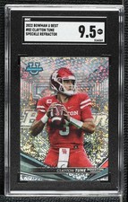 2022-23 Bowman U Speckle Refractor Clayton Tune #82 SGC 9.5 Mint+ 1la9