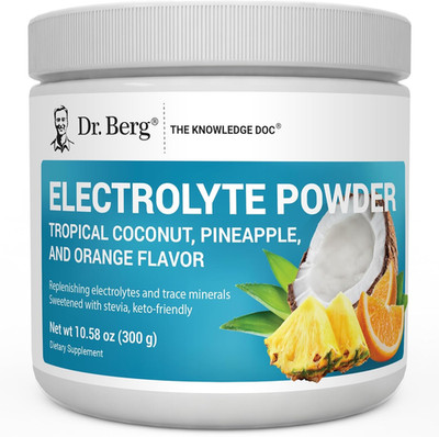 Dr. Berg Zero Sugar Hydration Keto Electrolyte Powder - Enhanced W/ 1000 Mg of P