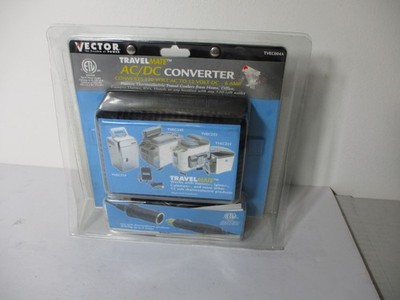 VECTOR Travel Mate AC DC Converter VEC004 110 Volt to 12v Sealed NOS