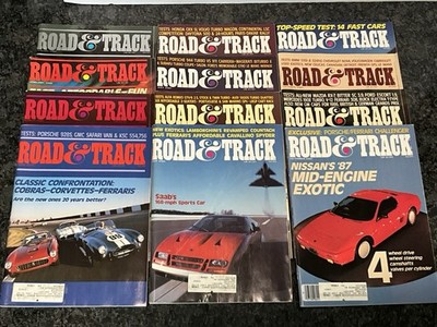 Road And Track Magazine Lot 1985 Full Year With Road and Track Binder