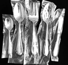 New GORHAM Stainless STUDIO 5 Piece HOSTESS SERVING SET Glossy 18/10 Vietnam NEW