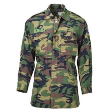 Genuine South Korea Army Parka Field Jacket M90 Camo Woodland Camouflage