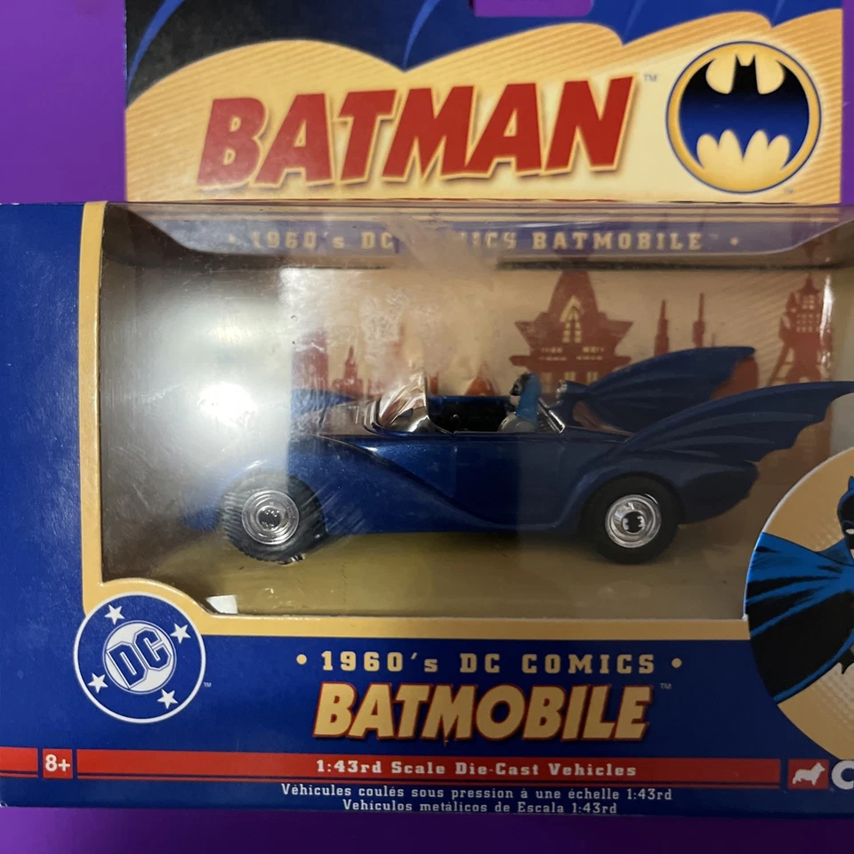 2005 Corgi- 60s Batmobile AND 50’s Jokermobile. 1:43 Scale. Nice, Sealed, New. - Image 2 of 4