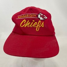Vintage Kansas City Chiefs Snapback Hat Annco Red NFL Football Adjustable Cap