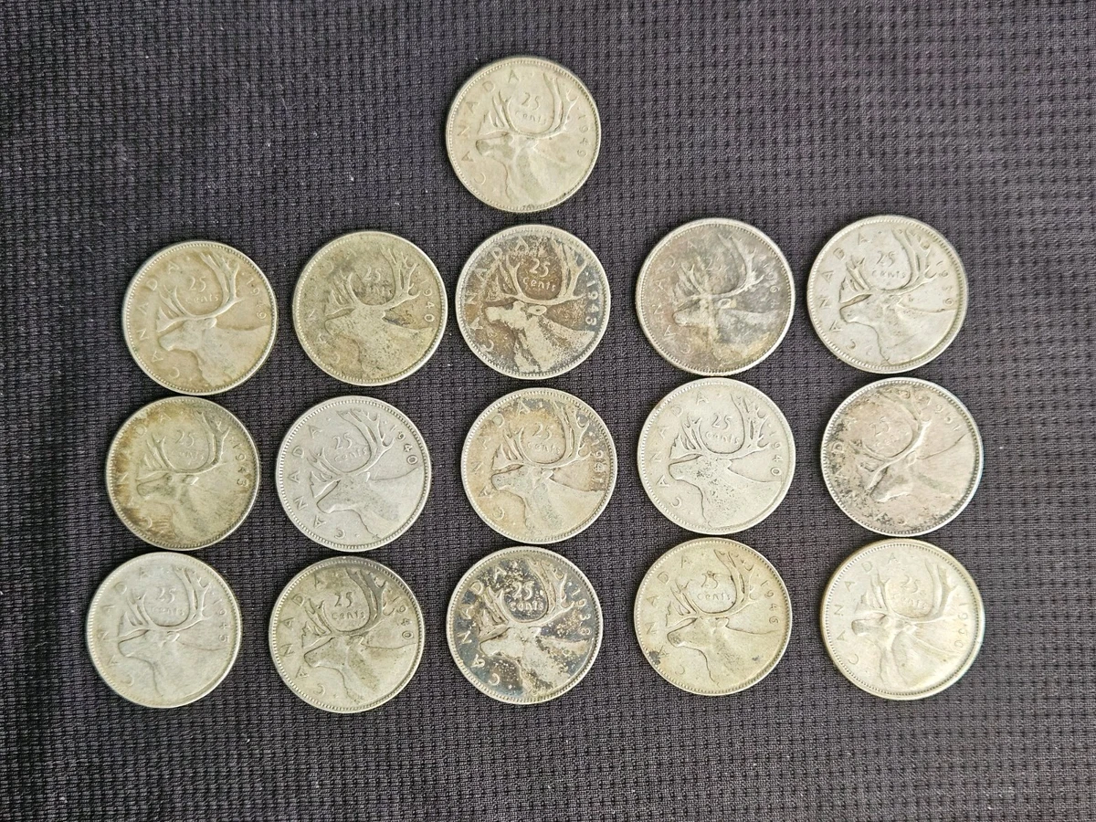 曾流通未经认证加拿大二十五美分| eBay