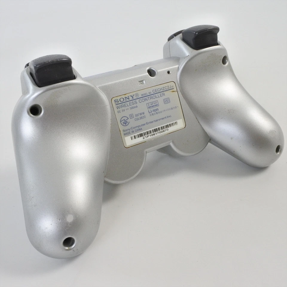 PS3 Controller Satin Silver CECHZC2JA1 DUAL SHOCK3 SIXAXIS SONY Playstation 3 83 - Image 3 of 4