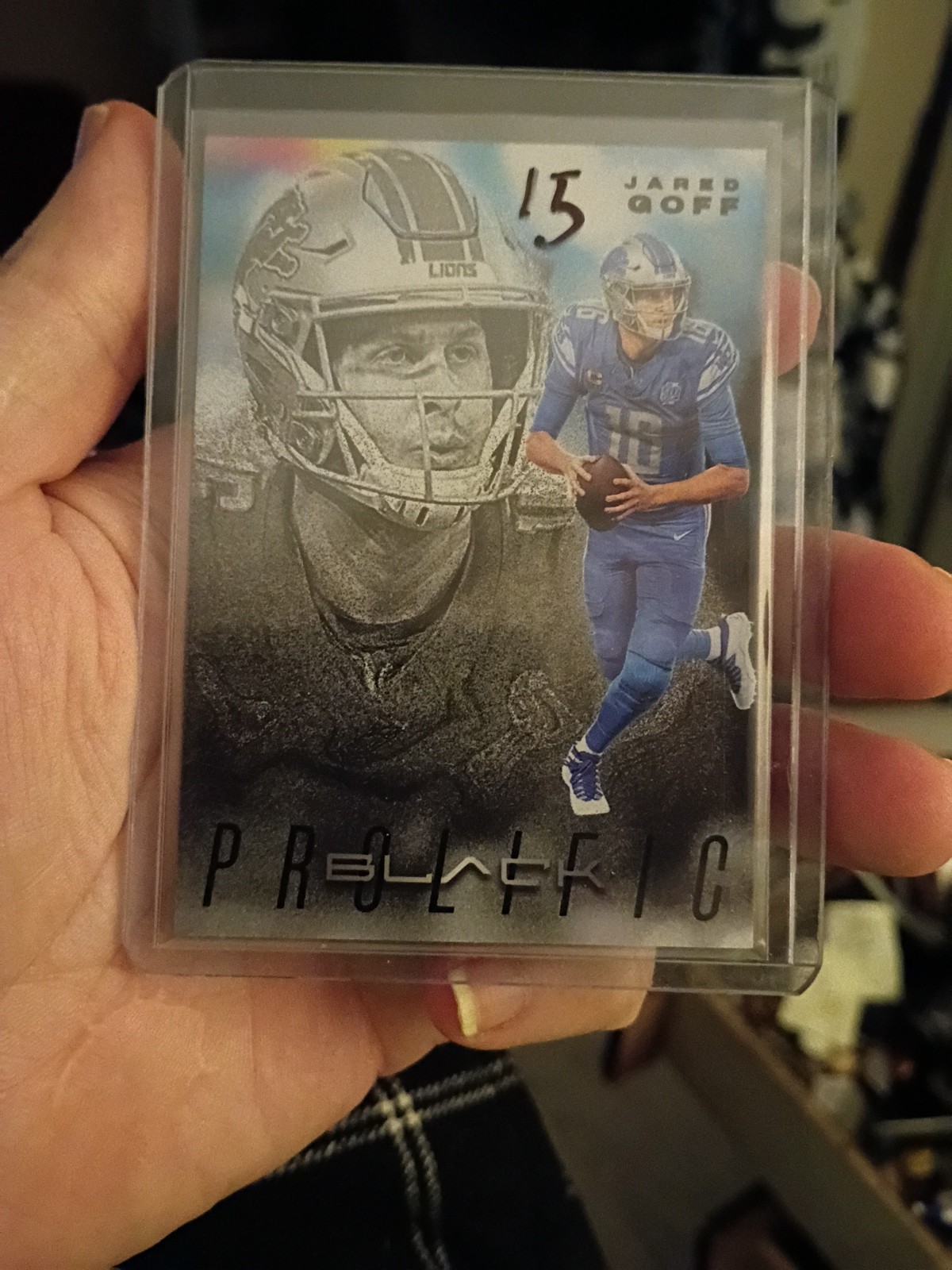 2024 Panini Black #PR-JGF - Prolific -Jared Goff - Case Hit - NMMT 