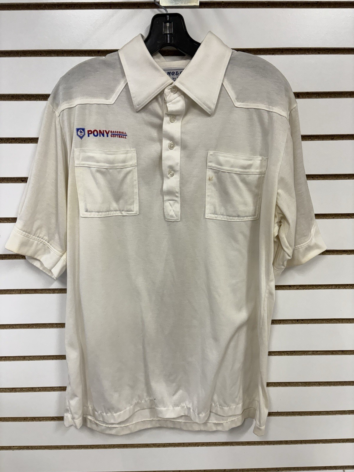 Maglietta Vintage Nologo Pony Baseball Softball Torneo Arbitro 1991 Uomo XL Reggiseno