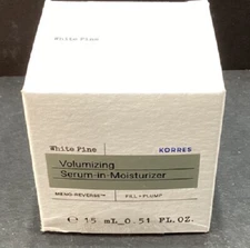 Korres White Pine Meno-Reverse Volumizing Serum-In-Moisturizer, 0.51 fl oz