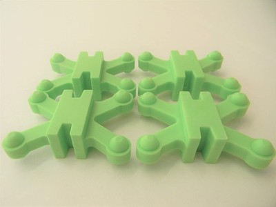 Bowjax Revelations Split Limb dampener 4 neon Green 11 16 Bowjax Mixed Materials