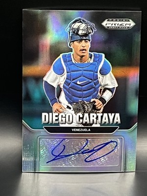 2022 Panini Prizm Draft Picks Auto Diego Cartaya #AU-DC Auto 