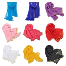 Stunning Handmade Chiffon Belly Dance Veil For Practice