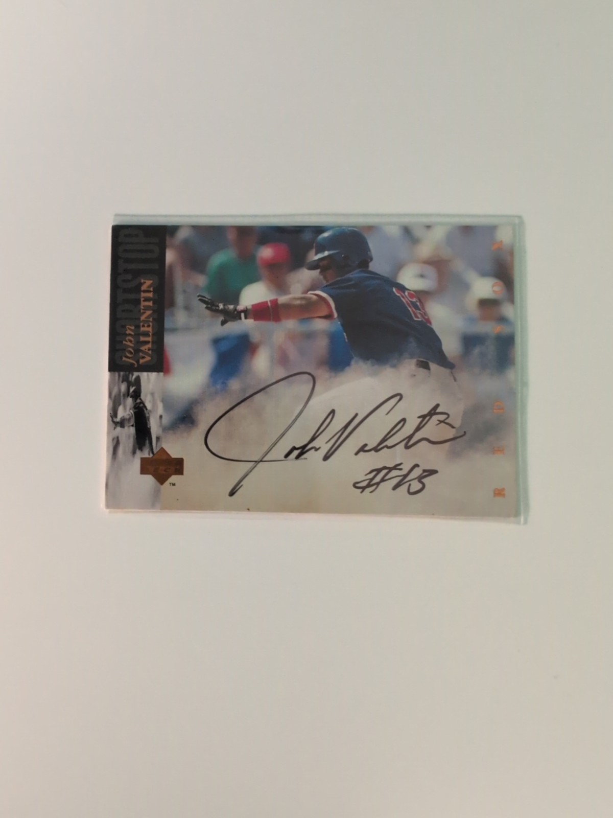 1994 Upper Deck Boston Red Sox John Valentin #373 On Card Hard Auto
